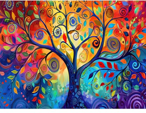 Jigsaw Puzzles for Adults 1000 Piece, Tree of Life Puzzle 1000 Pieces,