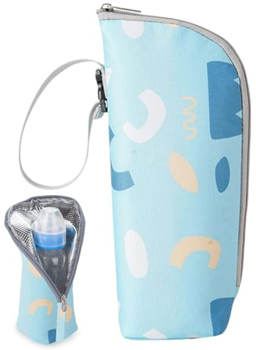 TPZORJX isoliertasche babyflasche,Babyflaschen-Isoliertasche, tragbare Babyflaschen-Tasche für den Kinderwagen auf Reisen, Babyflaschen-Thermostat,babyflaschen wärmer,isoliertasche für flaschen