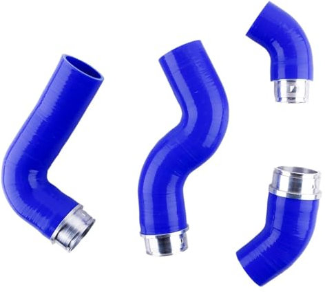 manguera de intercooler Kit de mangueras de silicona para turbocompresor, intercooler, compatible con VW, Golf GTI MK5 y Audi A3 8P 2.0TFSI. Manguito Turbo(Blue)