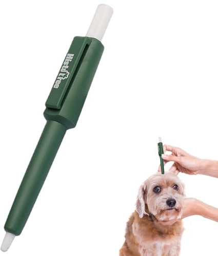 Lesunbak Penna per Rimuovere Le zecche per Animali Domestici, Impermeabile e Durevole, Strumento per Raccogliere Le pulci, Clip per Cani e Gatti, Penna per la rimozione di zecche per Gatti, Cani e