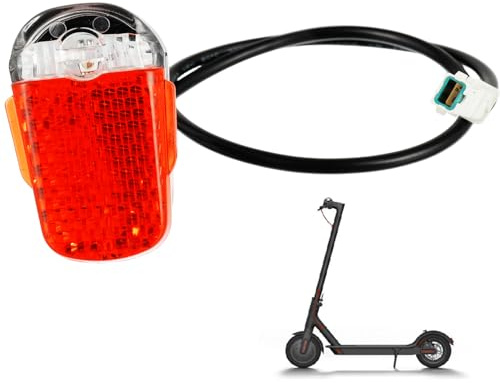 CDDCWZ Rücklicht,Kotflügel Rücklicht Für Ninebot Max G30d,Für Segway Ninebot Max G30 / G30LP / G30LE / G30LE II/ G30D / G30e / G30e ii(Wasserdicht,Rot)