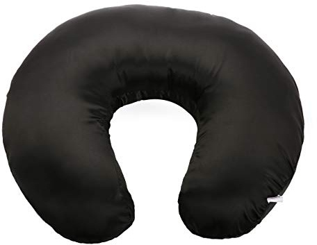 Pro Goleem Satin Nursing Pillow Cover(Black)