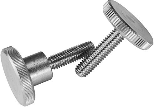 Daumenschrauben niedrige Form M5x16 mm aus Edelstahl A1 (5 Stück) | DIN 653 - Rändelschrauben von MESAROS®