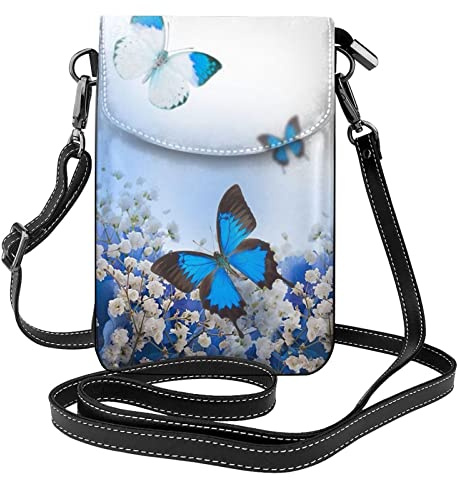 Tradegnow Meerjungfrauenschwanz, kleine Handytasche, Umhängetasche, Damen-Umhängetasche, Handy-Geldbörse, Geschenk für Teenager-Mädchen