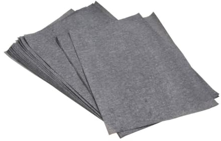 TEHAUX 25blätter Transferpapier Transparentpapier Mit Kohlebeschichtung Graphit-kohlepapier Für Papier Und Glatte Holzoberflächen