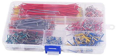 Gathukila 840 Piece Breadboard Jumper Cable Kit, 14 Lengths for Breadboard Prototype Soldering Flex Circuits