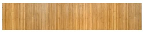 vidaXL Teppich Rechteckig Natur 60x300 cm Bambus