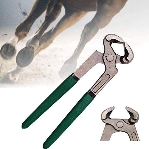 Alicates para caballos, cortador de pezuñas de acero de 8 , kit de herramientas para herrador de caballos, herramienta de corte para limpieza de uñas, alicates para herradura, herramienta de corte
