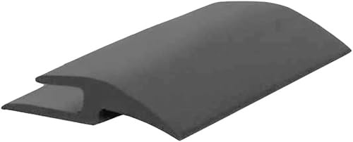 Roppe Vinyl Tile Carpet Joiner Profile #177, Charcoal, 1/4 H X 12' L X 1-13/16 W
