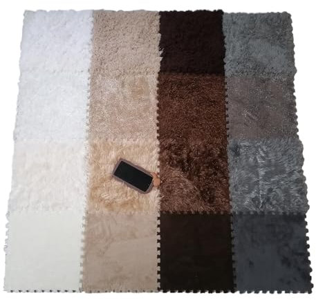 16 Pezzi Di Piastrelle Sensoriali, Piastrelle Per Pavimenti In Schiuma, Piastrelle Per Pavimenti Sensoriali A Puzzle Quadrato Da 12x12 Pollici, Tappeti Per La Stanza Sensoriale(Color:Style 2)