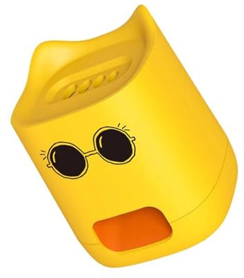 RALIYATX Shells Remover, Hull Crackers Machine Portable Melon Hull Peeler Effective Kitchen Gadget for Relaxing Snacking at Homes or Office - Yellow