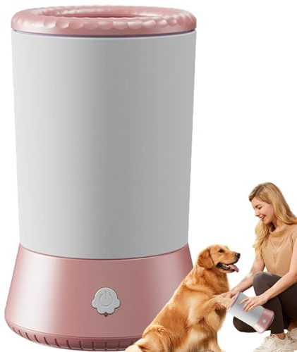 Limpiador automático para patas de mascotas | Limpiador eléctrico para pies de mascotas | Máquina limpiadora de pies de gato | Arandela para patas de perro recargable con