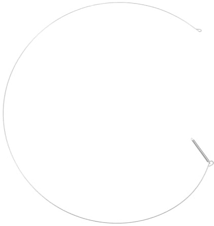Türdichtungsring für Frontlader Waschmaschinen Edelstahl 35cm | Federklemmen Ersatz, Stahlkonstruktion, Sichere Passform, Universelle Kompatibilität, Silberfarben