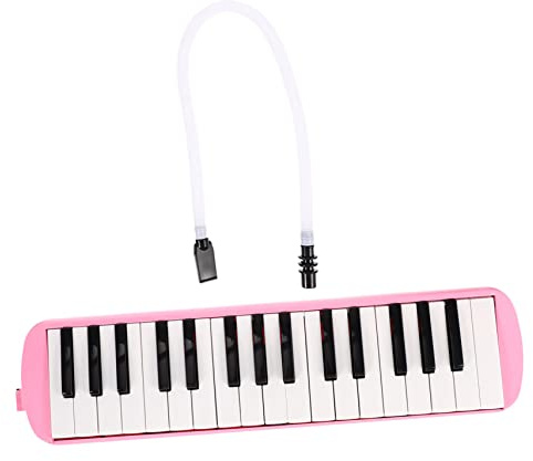 Toddmomy Professionelle Melodica 32 Tasten für Anfänger Kinder Erwachsene Melodica Instrument mit Mundstück für Einfache Handhabung für Musikalische Entwicklung