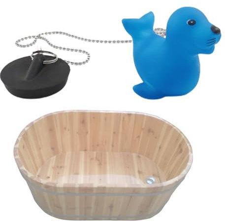 Guppa in da bagno con catena - panoramica multifunzionale Washbasin, look da cartone animato | Tappi galleggianti per vasca da bagno, bagno di lavello di chiusura universale