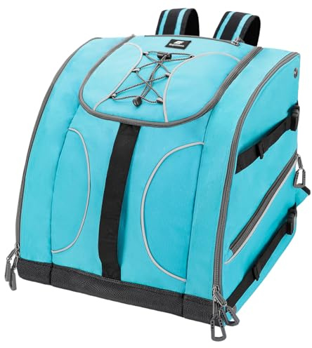 Expansea Borse per Scarponi Sci, con Scomparto per Casco e cinghie 55L, ideale per viaggi, Zaino per Scarponi da Sci Snowboard per Giacca, Casco, Occhiali di Protezione, Guanti, Scarponi da Neve