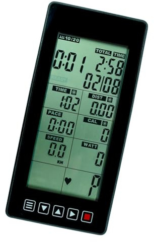 Lljsszr Compteur de Vélo Professionnel, Facile à Lire, Multifonction, Accessoires pour Tapis de Course, Vélo D'appartement, Podomètre