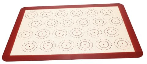 EPIGEIST Tapete de Silicona para Hornear Macarrones Alfombrilla Antiadherente Resistente al Calor Silicona Duradera Multiusos para Horno y Cocina