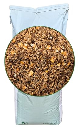 Hegemüsli 25 kg mit Apfeltrester– Premium Wildfutter für REH-, Rot- & Hirschwild | Strukturreiches Müslifutter mit Apfeltrester & Getreide | Fördert Verdauung, Kondition & Vitalität