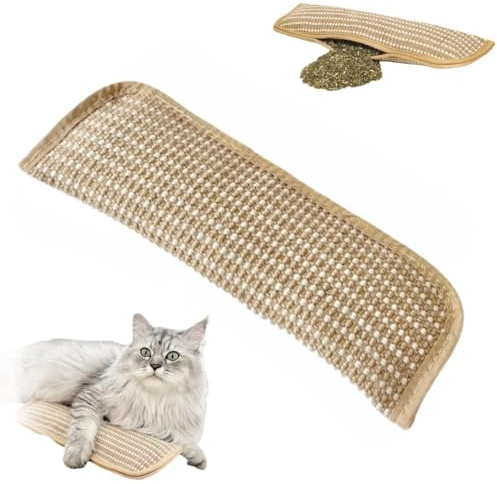 Générique Coussin à l'herbe à Chat, Coussin Naturel en sisal à l'herbe à Chat, Doux et résistant pour Les Jeux des Animaux (M)