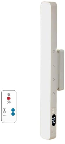 Luce LED sottobanco ricaricabile - striscia magnetica wireless con controllo touch, 5 temperature di colore, indicatore batteria e timer | Ideale per armadio, scrivania, cucina, camera da e camp