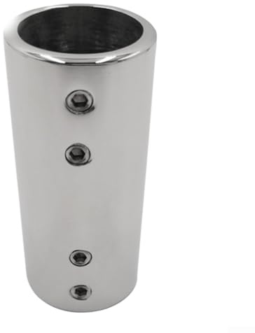 Conector de tubería marina para barco, yate, hecho de acero inoxidable 316, diseño recto para un flujo fiable en condiciones de agua salada (25 mm)