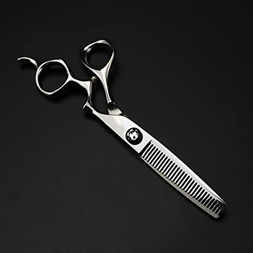 IOCCIOBB Hair Cutting Shears 6 Inch 440c Steel Scissor Silver Hair Scissors Haircut Thinning Barber Tools Cutting Shears Hairdressing Scissors