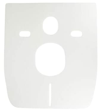 PSW Trade Suppliers LTD Tapis d'Isolation Phonique et d'Étanchéité pour WC Compatible avec Geberit/Grohe en Mousse Polyéthylène Blanc