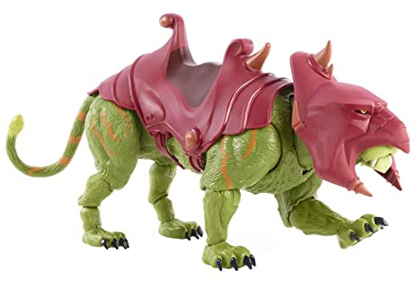 Masters of the Universe GYV18 - Masterverse Battle Cat, ca. 35 cm große MOTU Actionfigur zum Spielen und Sammeln, für Kinder ab 6 Jahren und Sammler jeden Alters