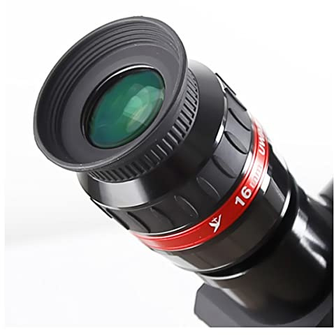 JUIYU Telescope Accessory Set Eyepiece 82 Degree 4mm 7mm 16mm Ultra Wide Angle 1.25inch Telescope Photography Telescope Camera (Color : 16mm)