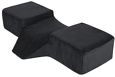 Silvotek Wimpernkissen - Beauty Pillow mit Memory Foam und Samtkissenbezug, Wimpernverlängerung Kissen mit Zusätzlicher Neigung für Bequeme Unterstützung des Nackens und Rückens