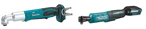 Makita DTL061Z Akku-Winkelschlagschrauber 18 V & DWR180Z Ratschenschrauber 18 V (Ohne Akku, Ohne Ladegerät), (L x B x H) 387 x 78 x 116 mm