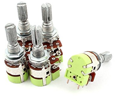 XYZOOM 5 Stück Stereo B20K 20K Ohm Dual Linear Taper Potentiometer Schalter(b4410 dfef6 de877 b91c9 a60f6 55af1