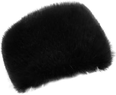 Damen Pelzmütze Cossack Russische Mütze,Wintermütze mit Fleecefutter Damenmütze Faux Fuchs Pelz Warm Weich Russische Kunstpelzmütze Klassische Russische Kosakenmütze für Reisen, Skifahren, Wandern