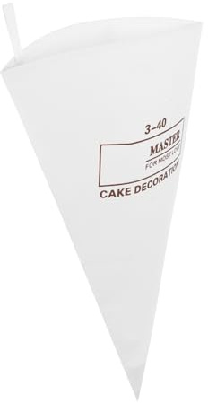 OUNONA Icing Piping Bags Set 3 Sizes Large Medium Small Thick Cotton Cloth for Cake Cookie Decorating DIY Accessory