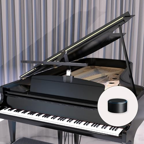 Archilight Stella-Pro Piano Light Double Arm Clip On: Professional Design, Asymmetric, Anti-Glare Lighting, Light Sensor, 3000K~6500K CCT Adjustable, Dimmable + Remote Control, 12W LED Eye Protection