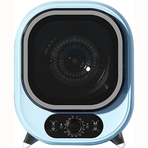 Small Vented Portable Condenser Tumble Dryer - 5kg Capacity,Compact Mini Spin Dryer with 0.8kg Load Capacity,For Countertop Or Wall Mounting