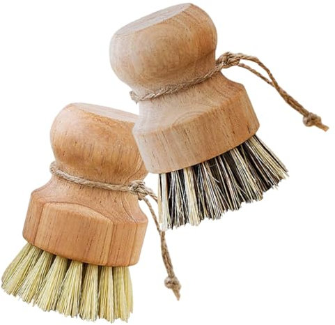 Levemolo 4-piece Kitchen Dish Brush Set Palm Brush Dishwasher Pot Wash Dishwand Cleaning