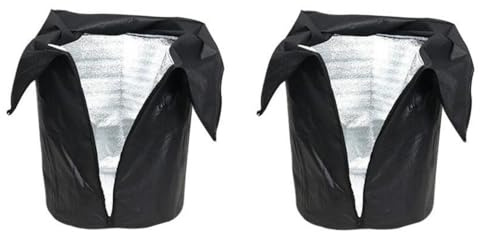 Thermo Topfschutz Pflanzen Winter, 2 Stück Winterschutz Für Kübelpflanzen, Topfschutz Pflanzen Winter, Kälte Topfschutz Kälteschutz Pflanzen, Winter Pflanzenschutz Für Draußen, Frostschutz Pflanzen