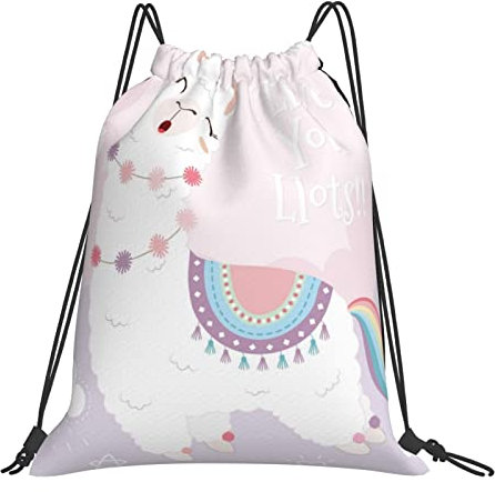 Rucksack Mit Kordelzug Horse Gymnastikbeutel Faltbar Schuhbeutel Mädchen Turnbeutel, Für Schwimmen, Yoga, Strandurlaub, 36x42cm