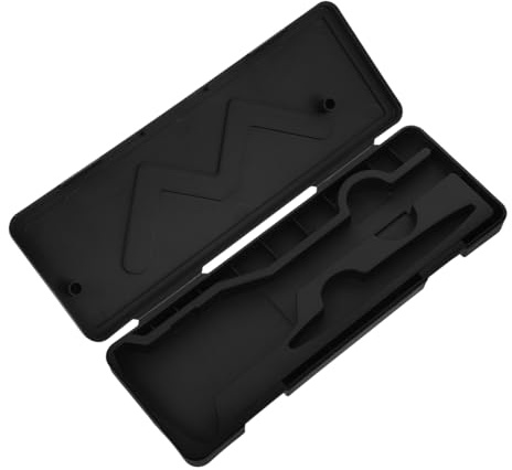 TOPPERFUN Caja de almacenamiento de plástico para calibradores digitales Caja de herramientas de medición portátil Caja organizadora compacta para herramientas de medición Uso versátil para talleres y