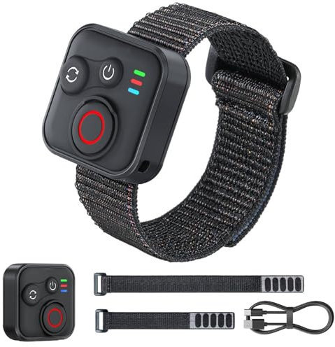 Telecomando Bluetooth per fotocamera Insta360 X5/X4/X3/ACE PRO/ACE PRO 2/GO3/GO3S Camera, portata 50M telecomando senza fili con cinturino da polso, 96 ore di durata della batteria