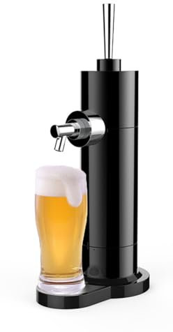 Máquina de cerveza de barril para el hogar, dispensador portátil de cerveza enlatada, bombas generadoras de espuma de cerveza de barril perfectas con grifo de cerveza, disfruta de cerveza fresca en