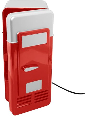 Générique Mini Frigo | Réfrigérateur à Boissons Chauffe-Nourriture | Compact Portable Pour Cosmétiques Chambre Dortoir Bureau Étudiants Voiture Soins Visage Voyage Maison