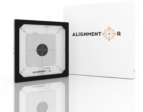 Acetech Alignmentor Elektronische Zielscheibe Echtzeit-Feedback Sprachansage der Punkte Wi-Fi Verbindung bis 50M Leichtes Tragbares Design Für Innen- & Außeneinsatz