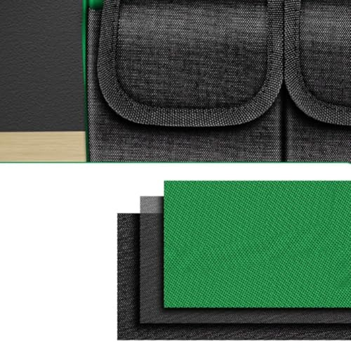 Sac à outils multifonction en tissu Oxford imperméable pour électricien avec design anti-chute pour le rangement des outils et l'organisation des douilles de clé (40,6 cm)