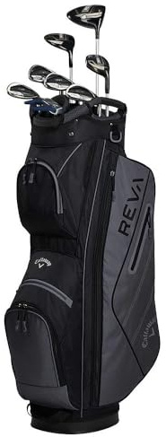Callaway REVA - Juego Completo de Golf para Mujer (Negro, 8 Piezas (Regular), Mano Derecha)