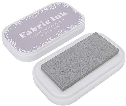 Pssopp Farbige Stempelkissen Stempelkissen Stempel Wiederherstellen Stil Schwamm Stempelkissen Scrapbooking Stempelkissen Stempelwerkzeug(Kaltes Grau)