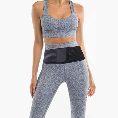 Sacroiliac Hip Belt, Adjustable Sacroiliac Hip Waist Compression Belt Lower Back Support Brace for Women and Men That Alleviates Sciatic, Pelvic, Lower Back, Leg and Sacral Nerve Pain