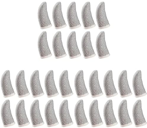 Mikikit 3er-sets Elastische Gaming-handschuhe Atmungsaktive Fingermanschetten Schweißabweisender Fingerschutz Spiel-requisiten Verbesserte Nähte 50–70 Mm Reichweite 10 Stück X 3